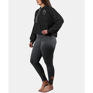 Soffe Womens Curves Plus Size Cropped Hoodie Size 1X